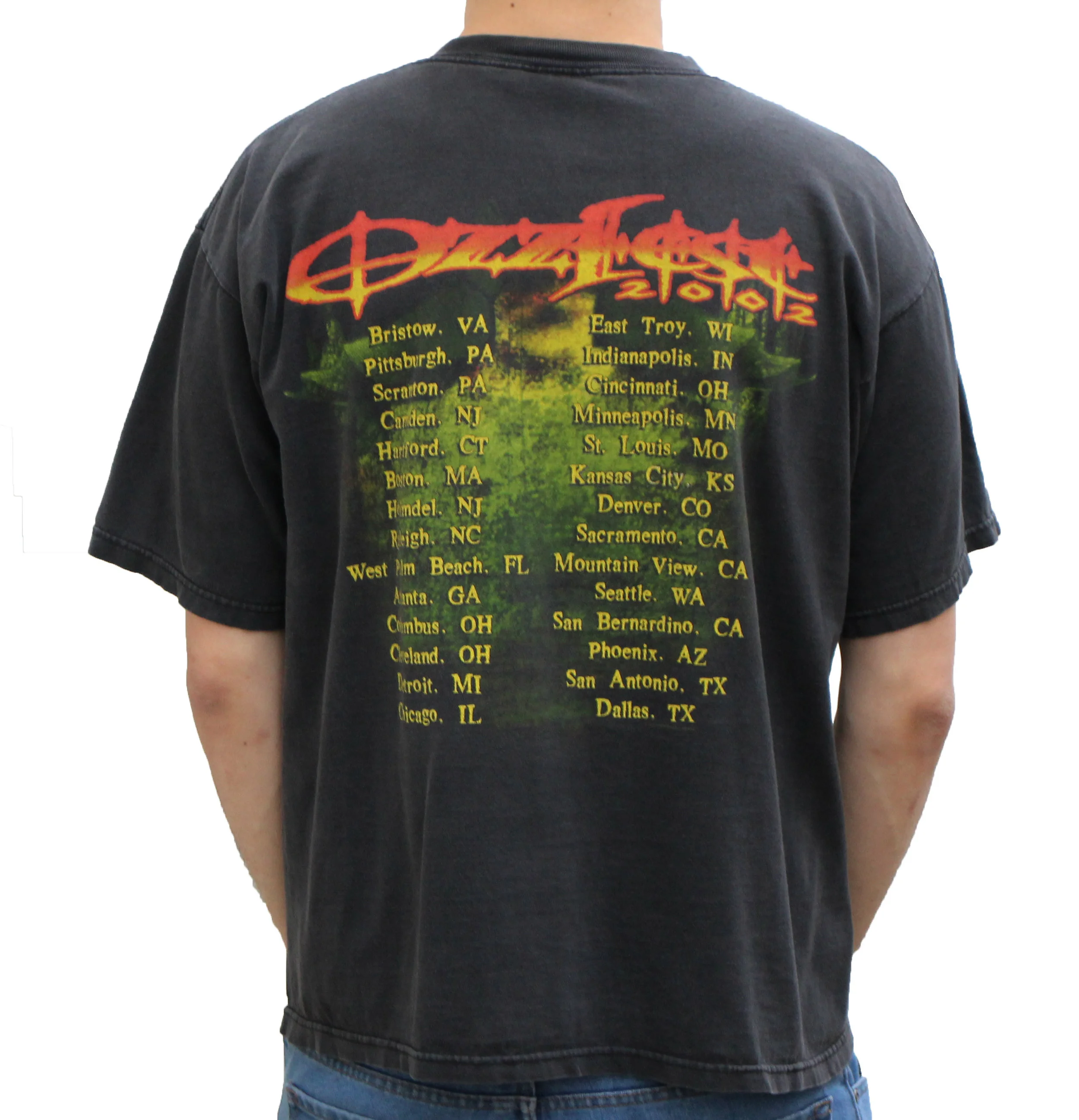 Ozzy Osbourne Ozzfest 2002 Tour T Shirt (Size L) — RootsBK